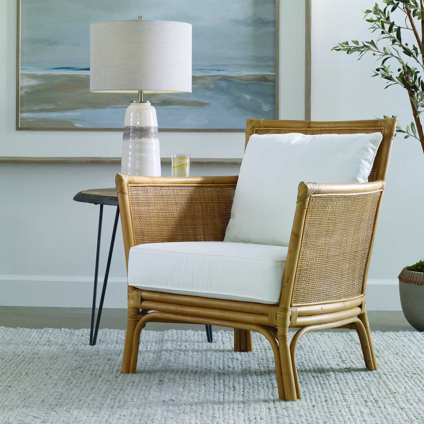 Uttermost Pacific Rattan Armchair