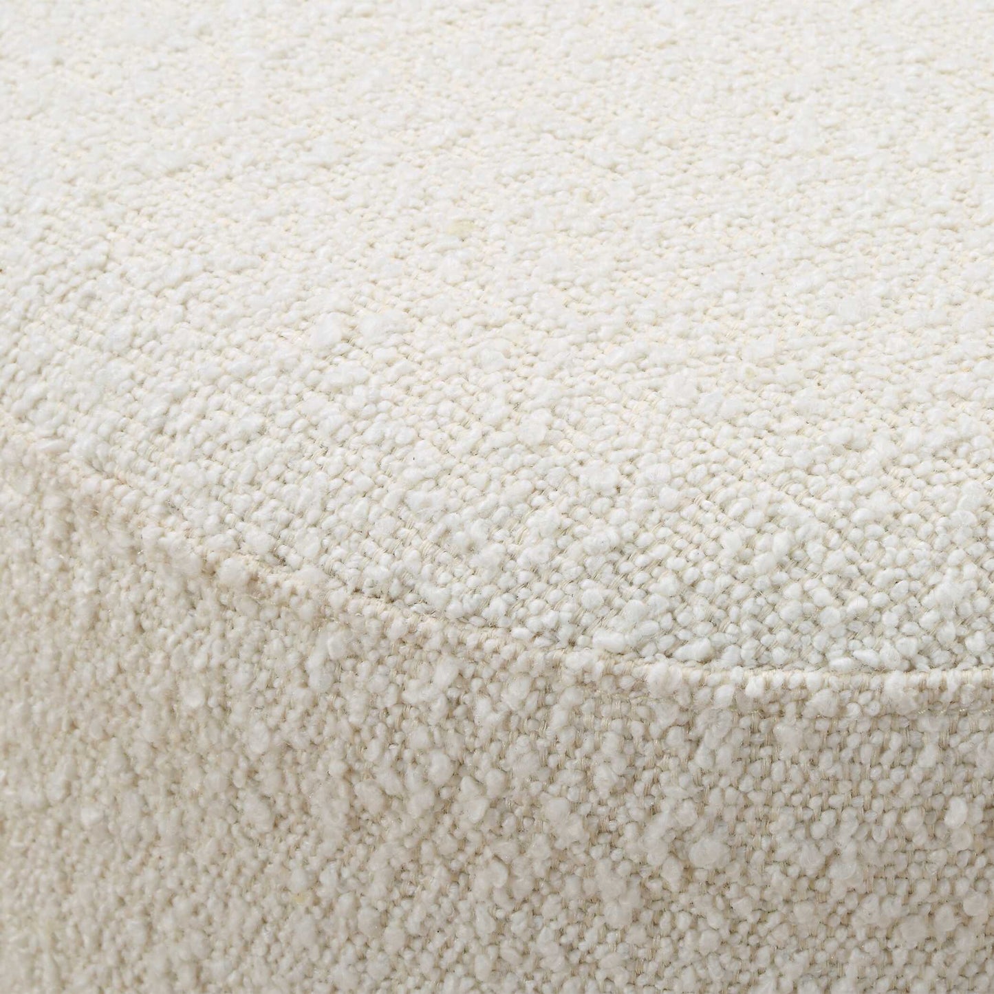 Uttermost Swirls Poplar Ivory Ottoman