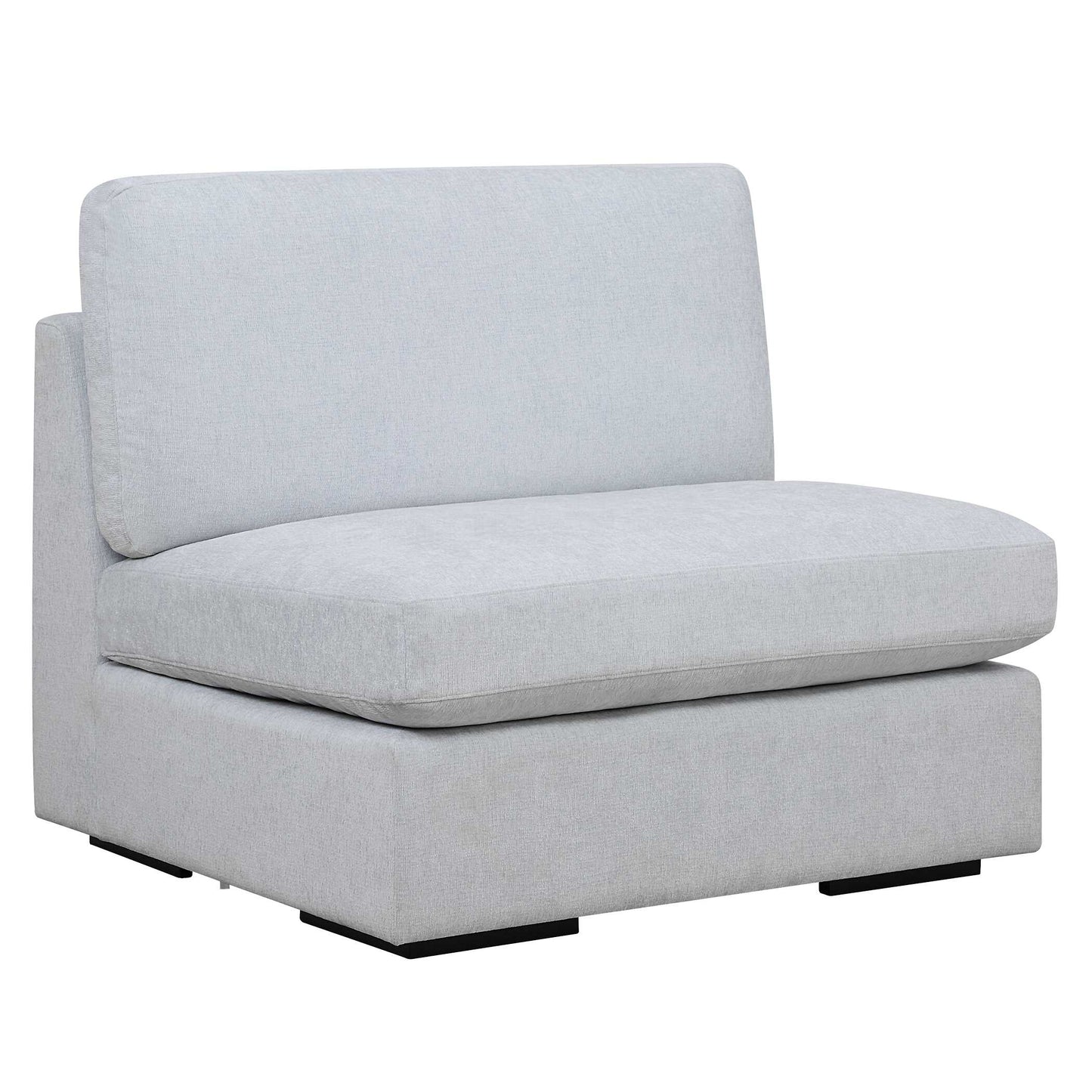 Uttermost Refuge Armless Cloud Blue Sofa