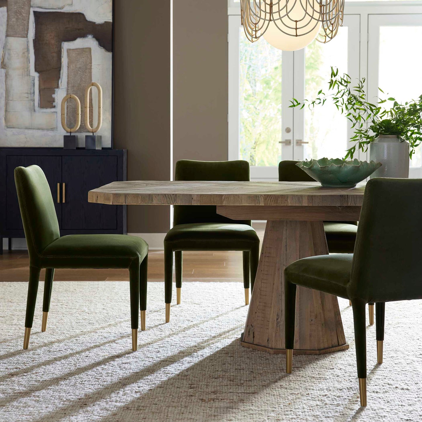 Uttermost Caledon Reclaimed Oak Dining Table