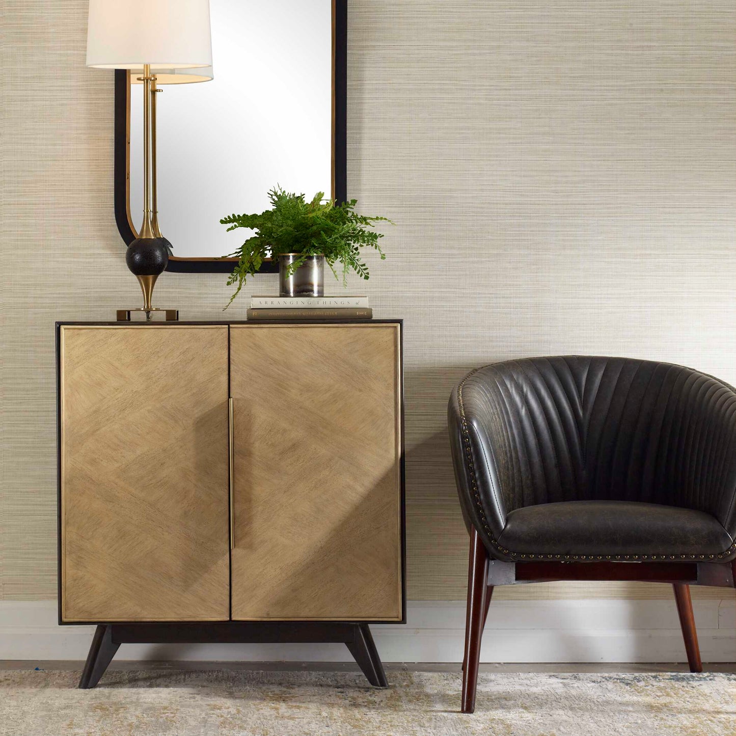 Uttermost Reina Modern 2 Door Cabinet