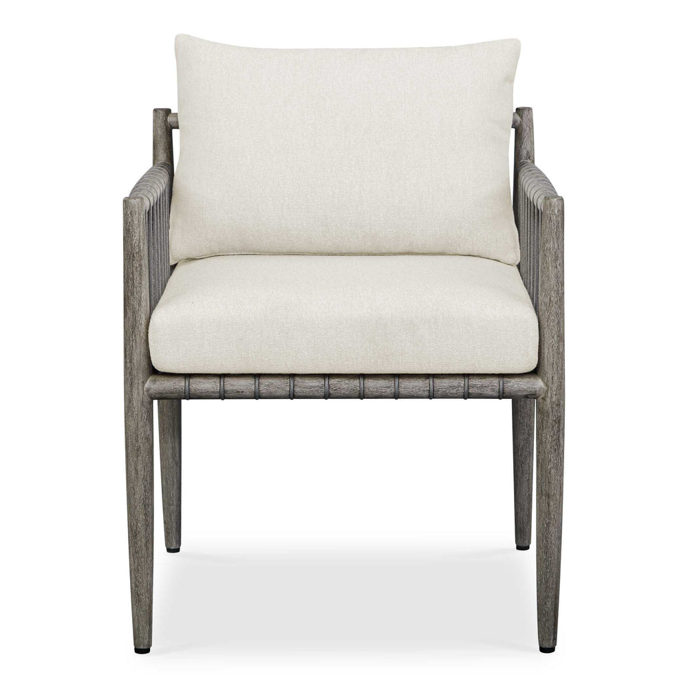 Borneo White Outdoor Dining Chair