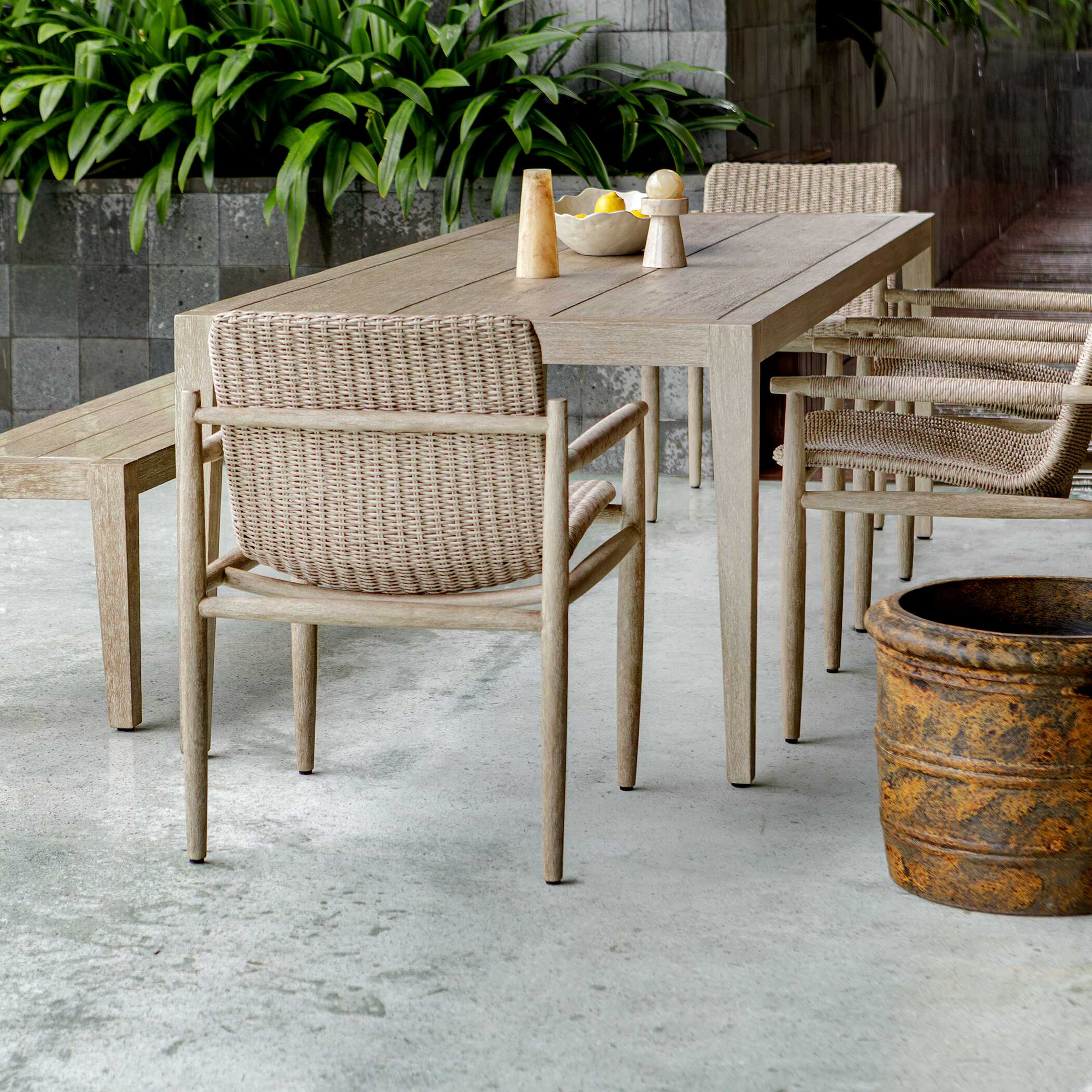 Uttermost Sumba Wicker Dining Chair - Thumbnail 4