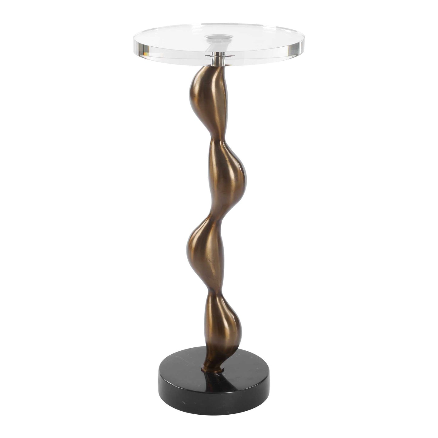 Uttermost Remolino Bronze Drink Table