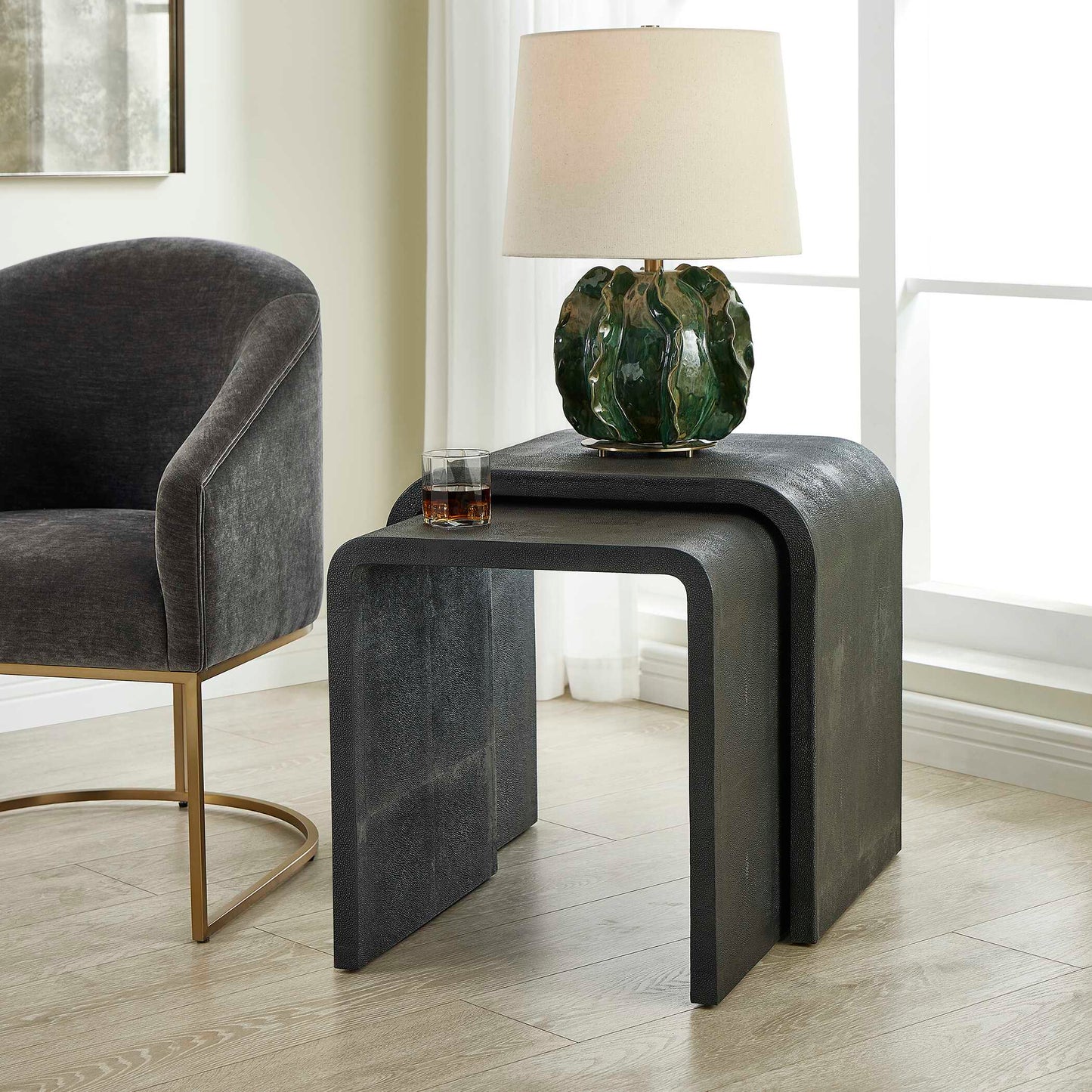 Uttermost Interpose Nesting Side Table Set/2