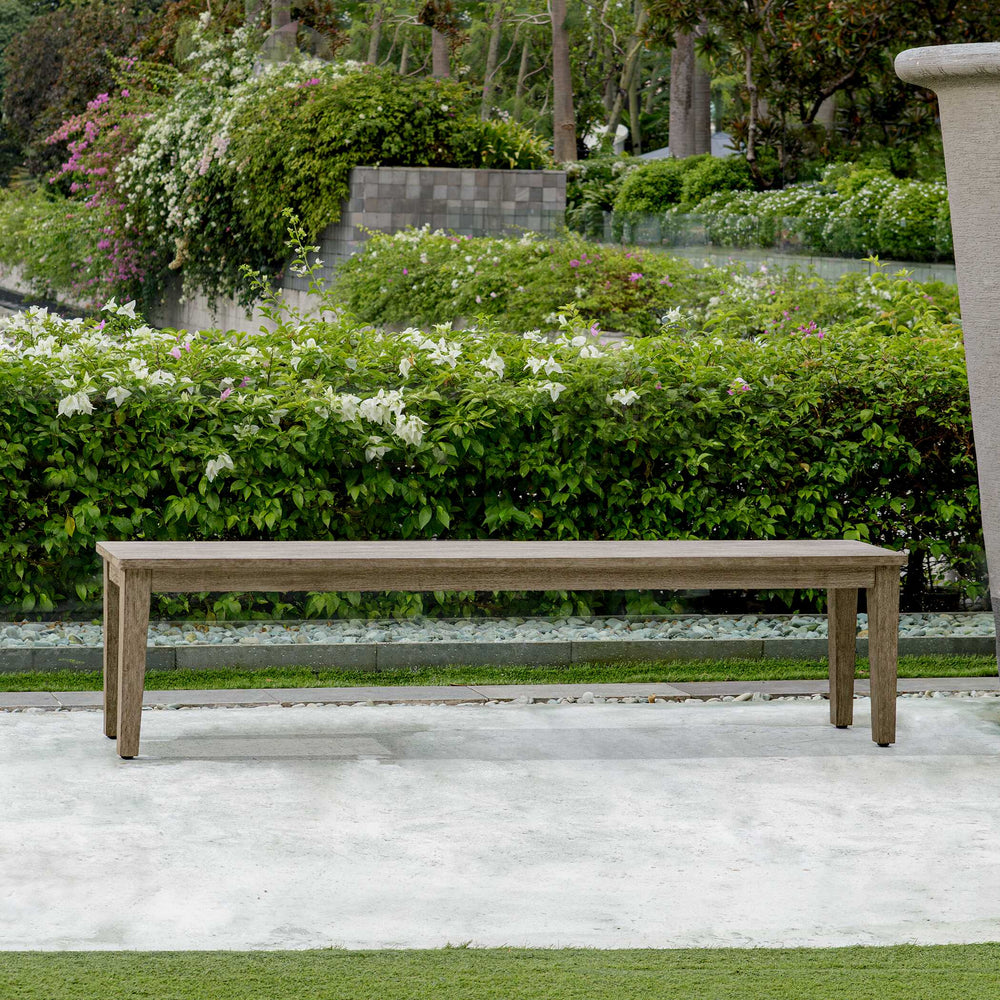 Forsyth Dark Gray Outdoor Bench