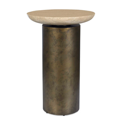 Oslo Brass Outdoor Accent Table