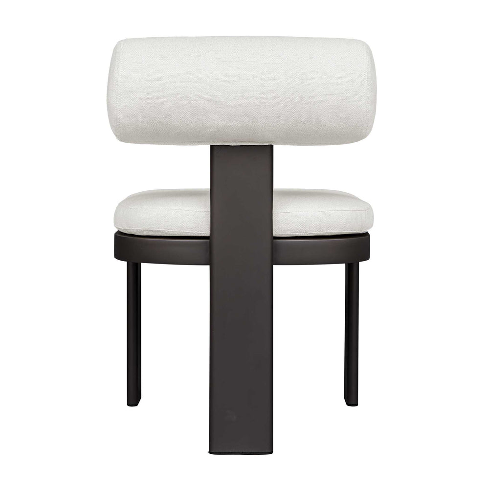 
                      
                        Bolster Back White Outdoor Dining Chair
                      
                    