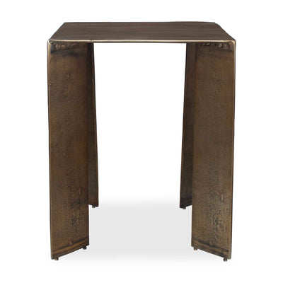 Reade Brass Outdoor Accent Table