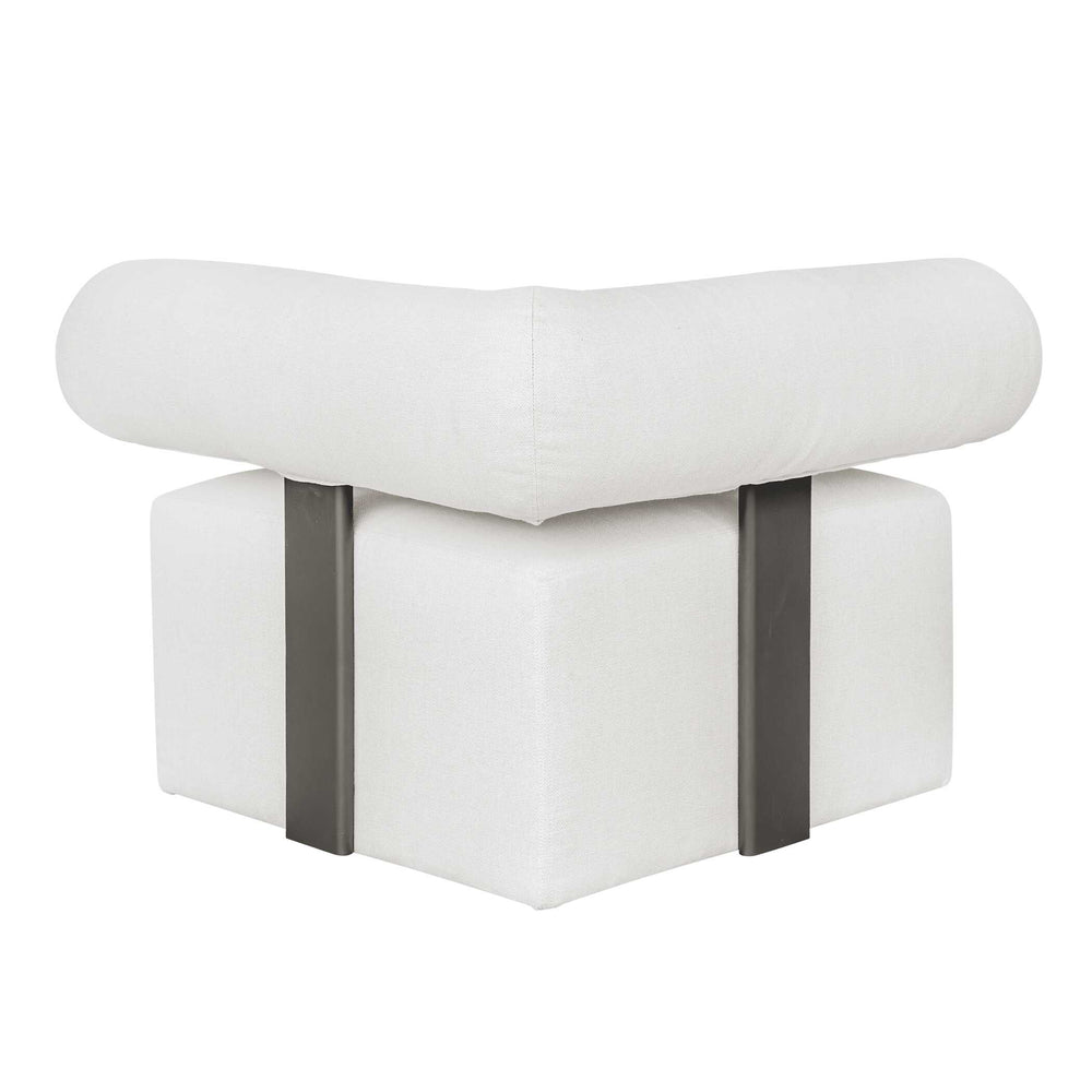 
                      
                        Bolster Back White Outdoor Corner Sofa
                      
                    