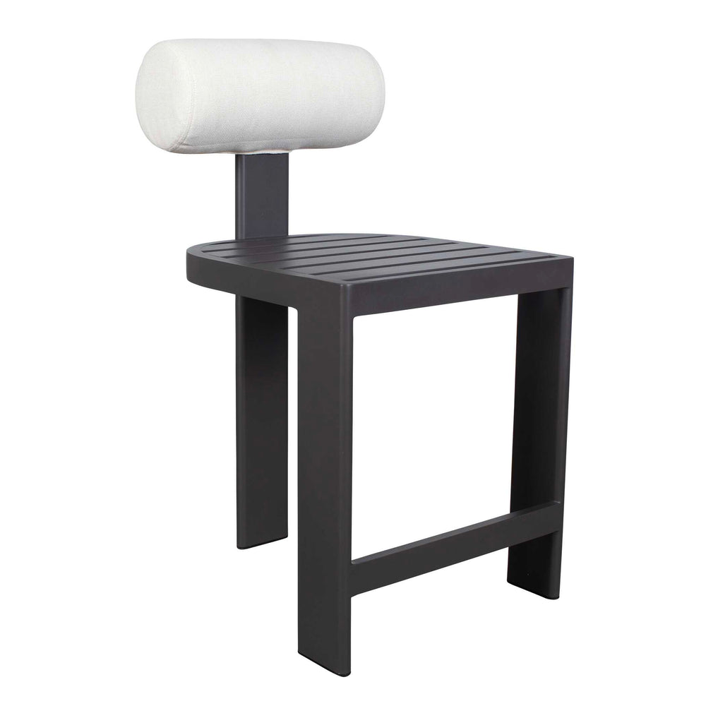 
                      
                        Bolster Back White Outdoor Counter Stool
                      
                    