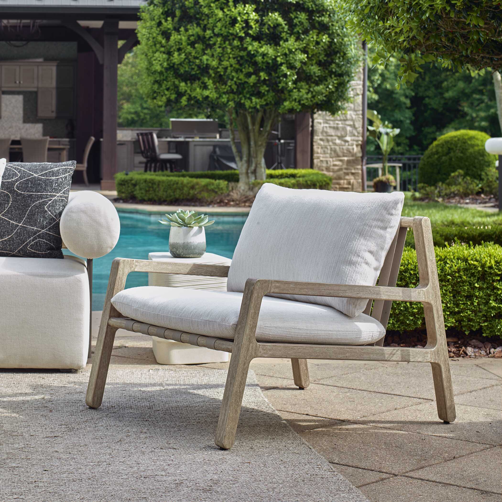 Uttermost Strapped Lounge Chair - Thumbnail 5