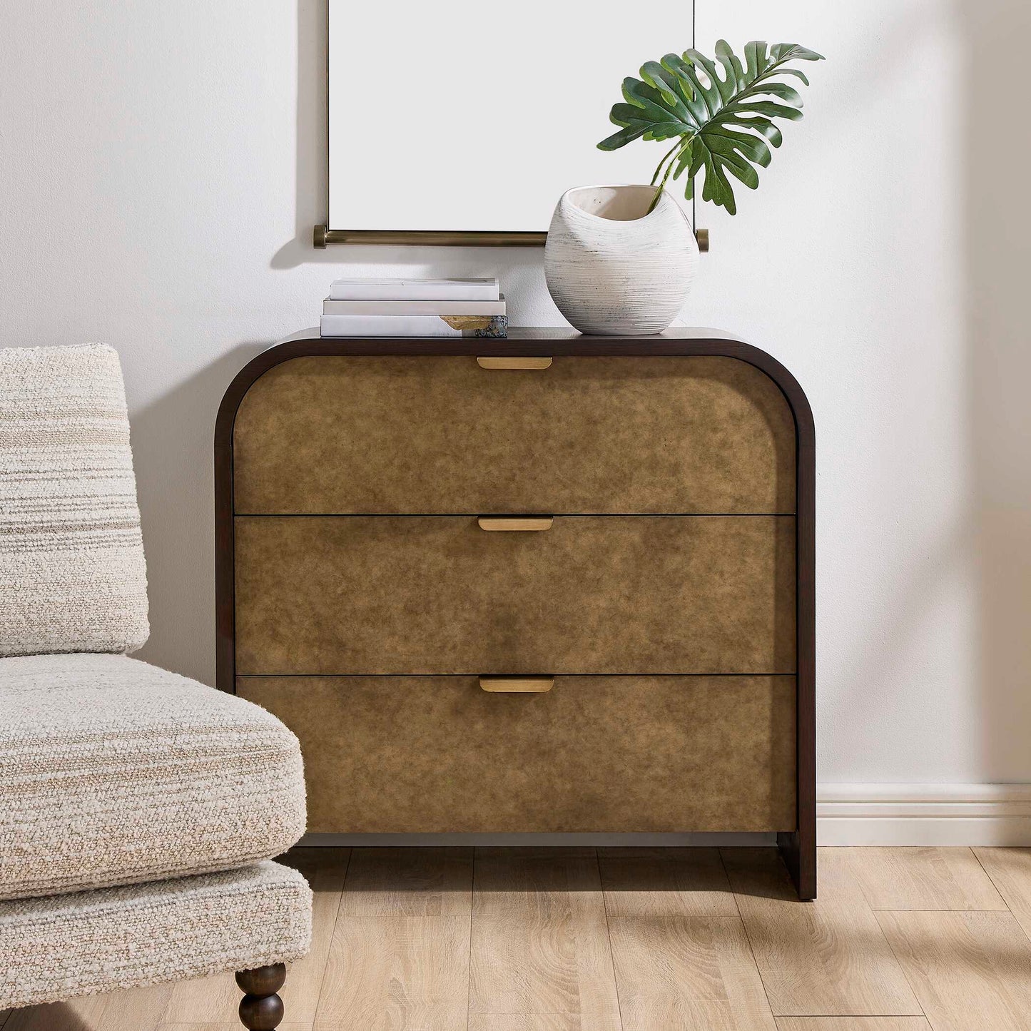 Uttermost Byrams 3 Drawer Oak Chest