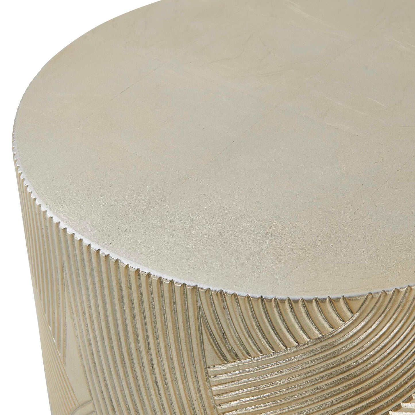 Uttermost Cassandra Gold Drum Accent Table