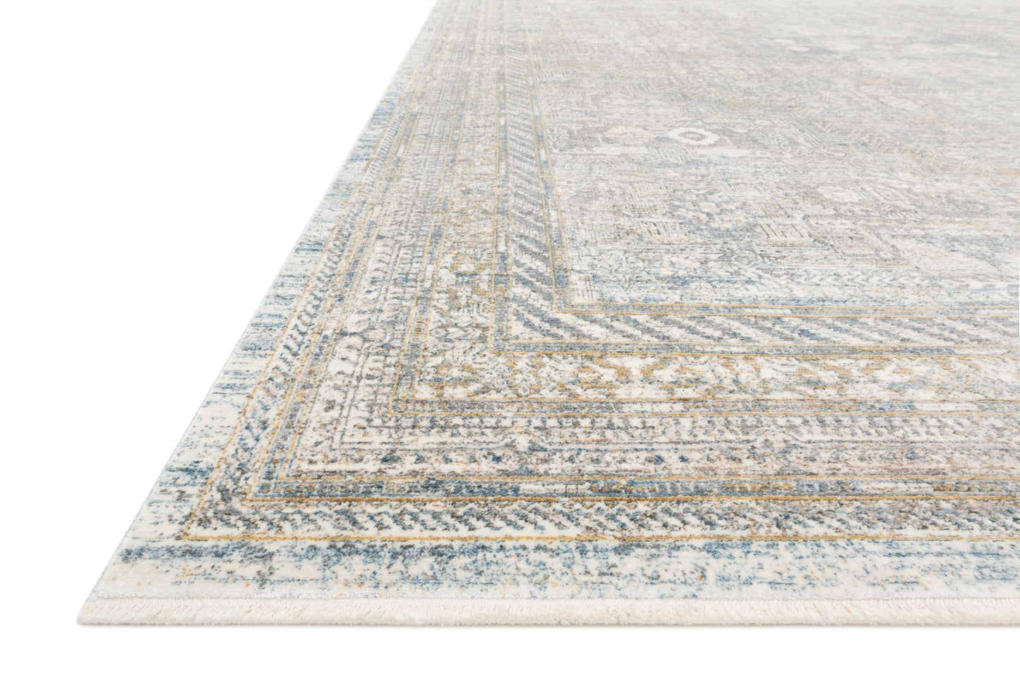 Loloi Gemma Silver / Multi 2'-8" x 10' Runner Rug