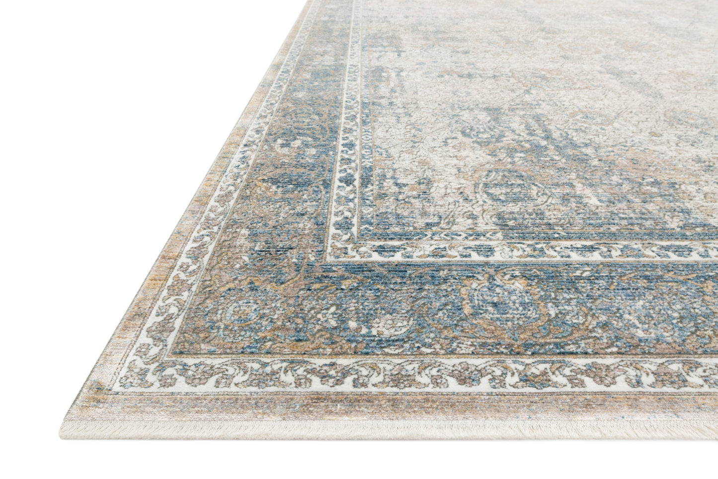 Loloi Gemma Sky / Ivory 7'-7" x 9'-10" Area Rug