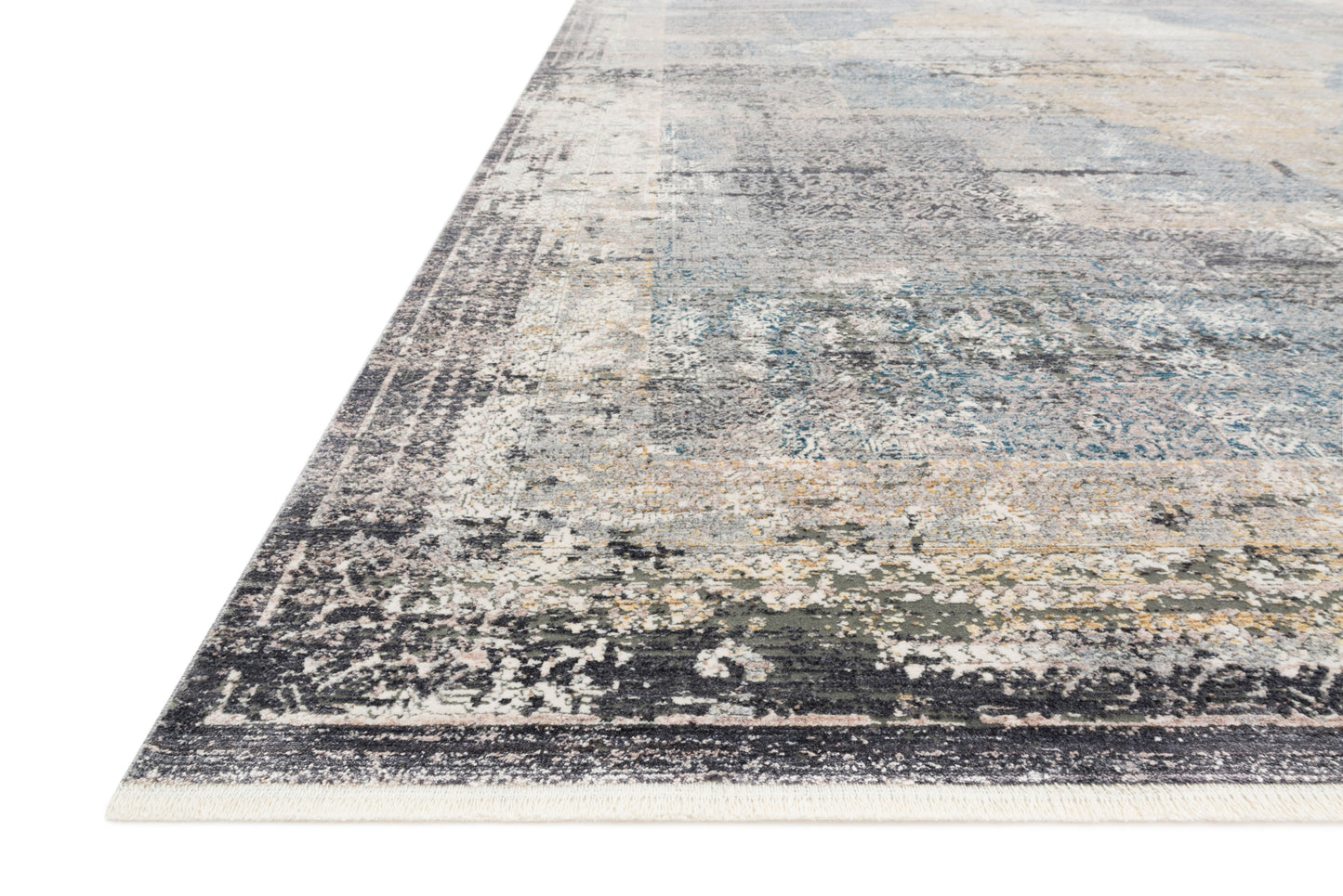 Loloi Gemma Charcoal / Multi 5' x 7'-3" Area Rug