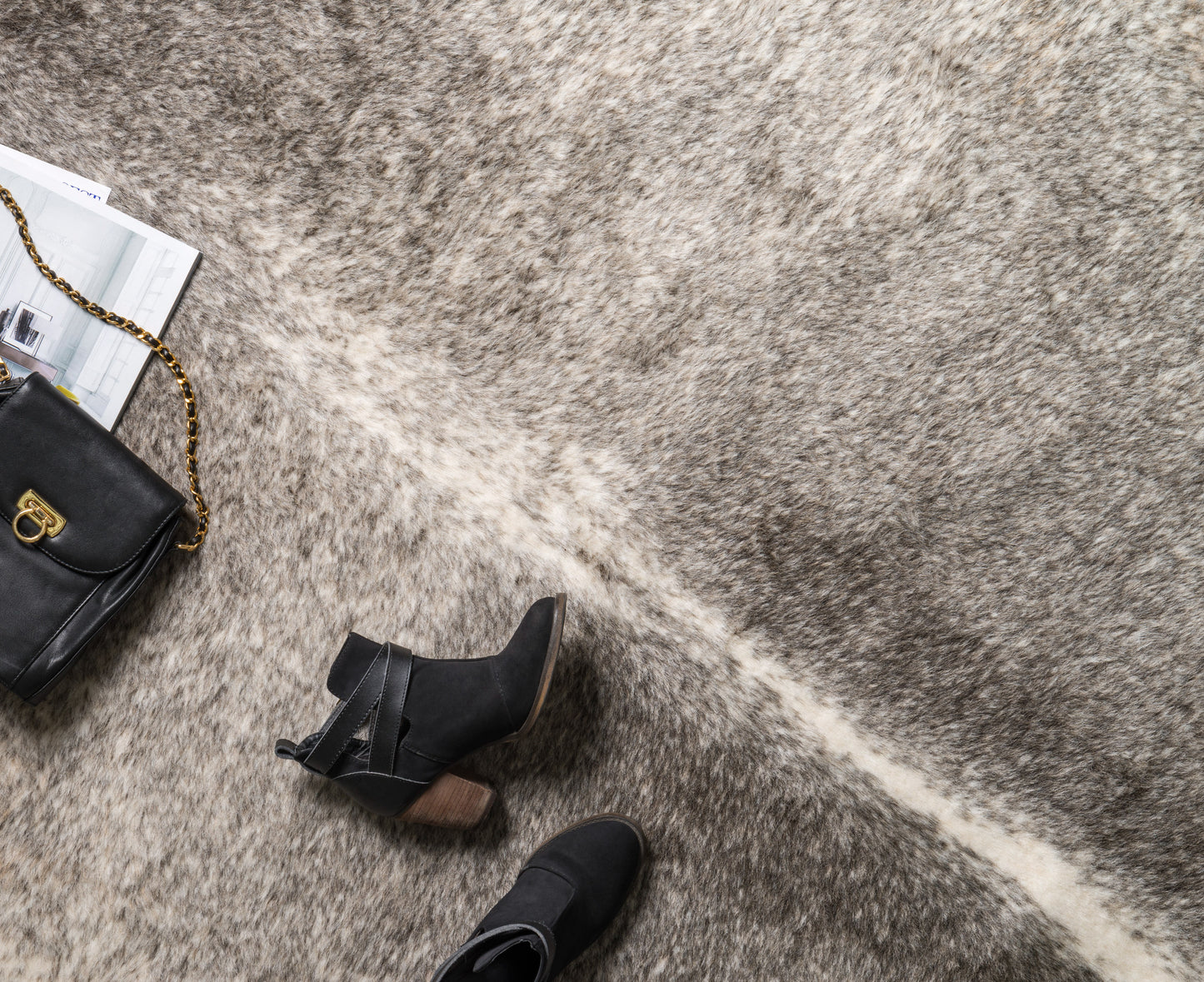 Loloi Grand Canyon Grey / Ivory 5' x 6'-6" Area Rug