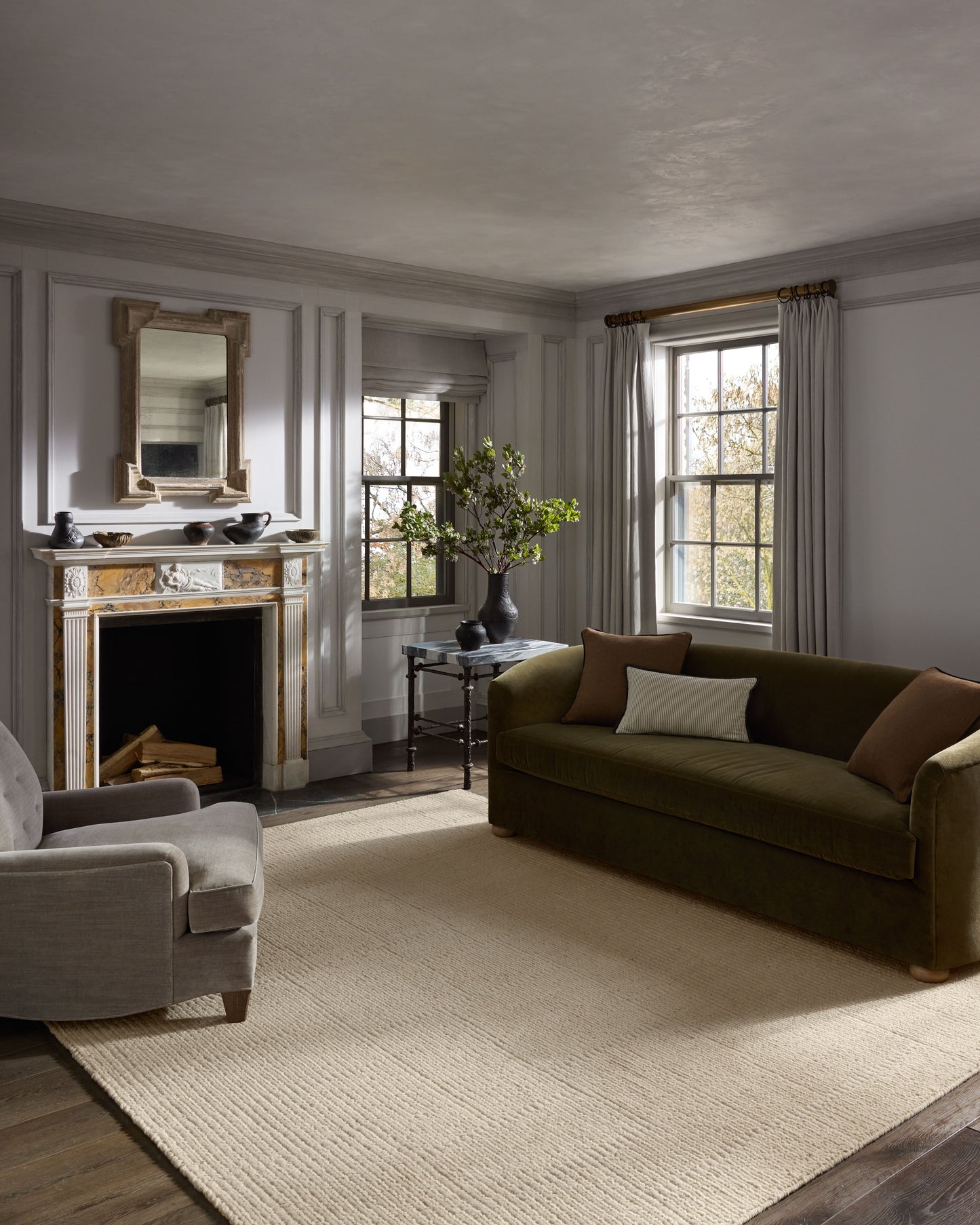 Jeremiah Brent x Loloi Greenwich Ivory 8'-6" x 11'-6" Area Rug