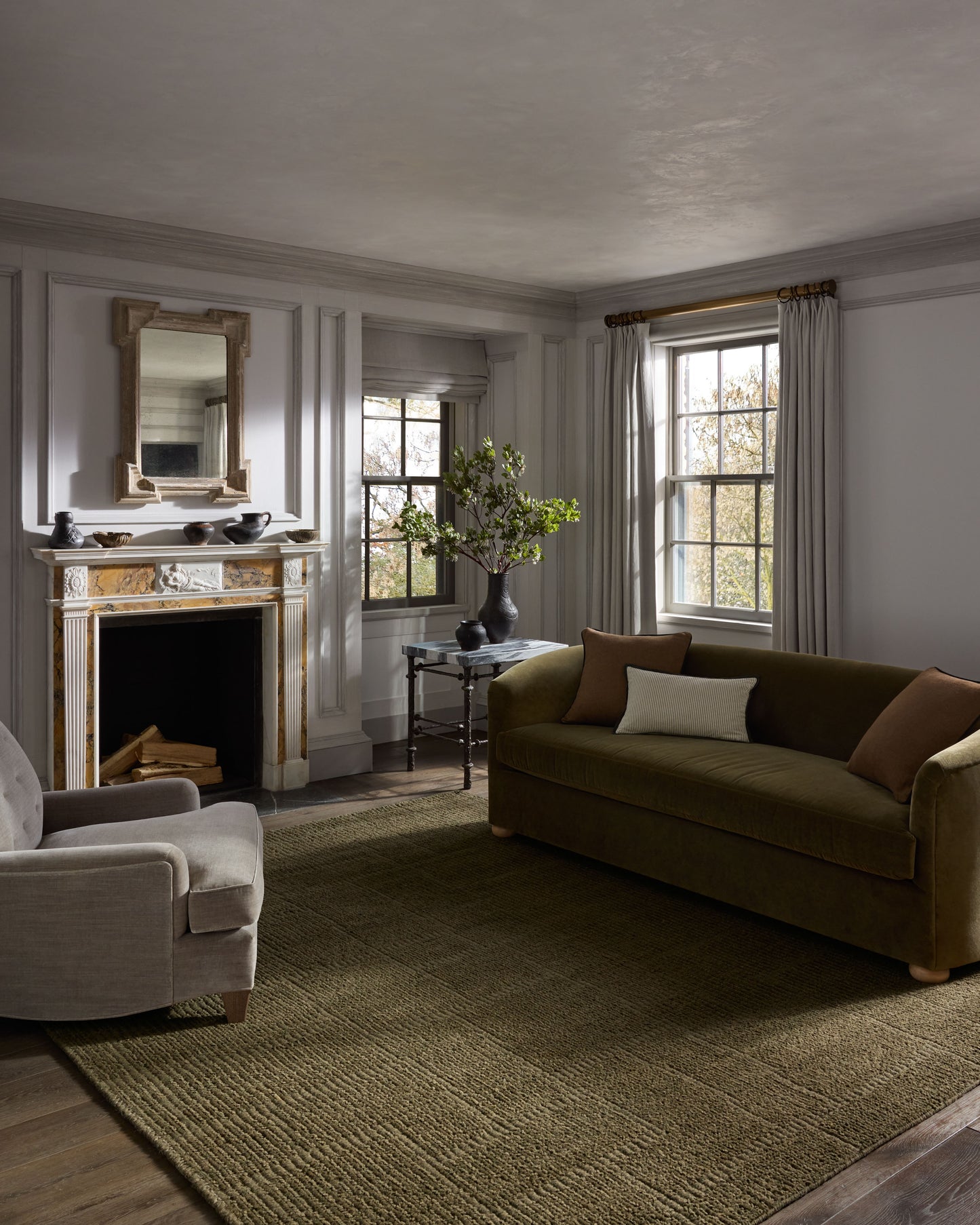 Jeremiah Brent x Loloi Greenwich Sage 7'-9" x 9'-9" Area Rug