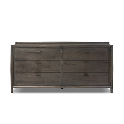 Glenview 6 Drawer Dresser - Cracked Smoked Black Veneer (Copy)