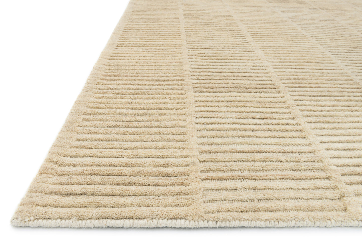 Loloi Hadley Natural 3'-6" x 5'-6" Accent Rug