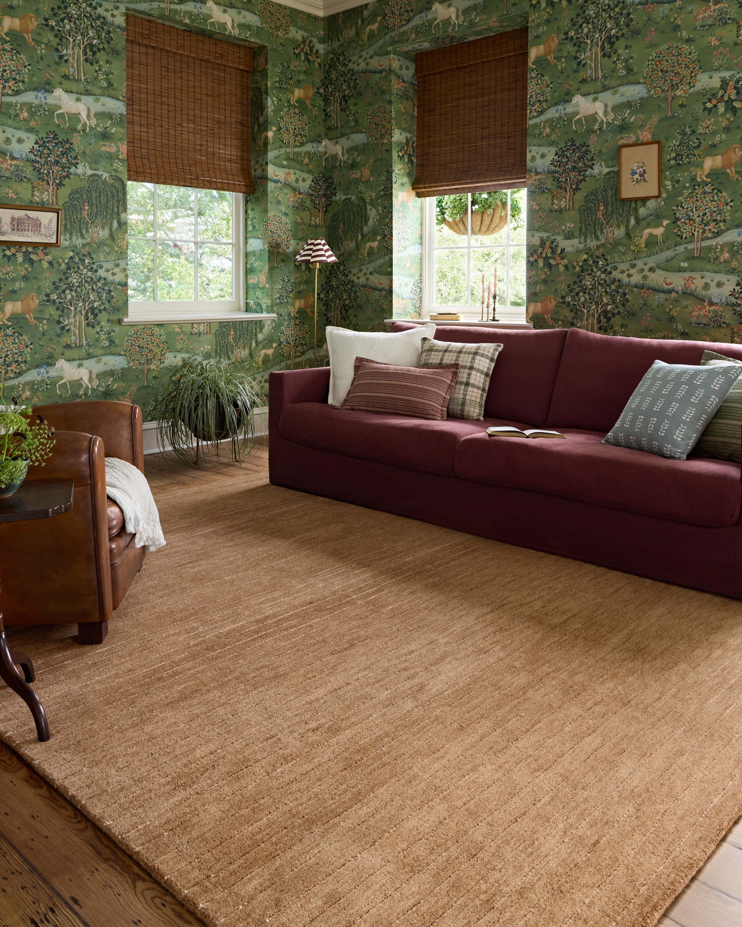 Chris Loves Julia x Loloi Henry Rust / Natural 2'-3" x 3'-9" Runner Rug