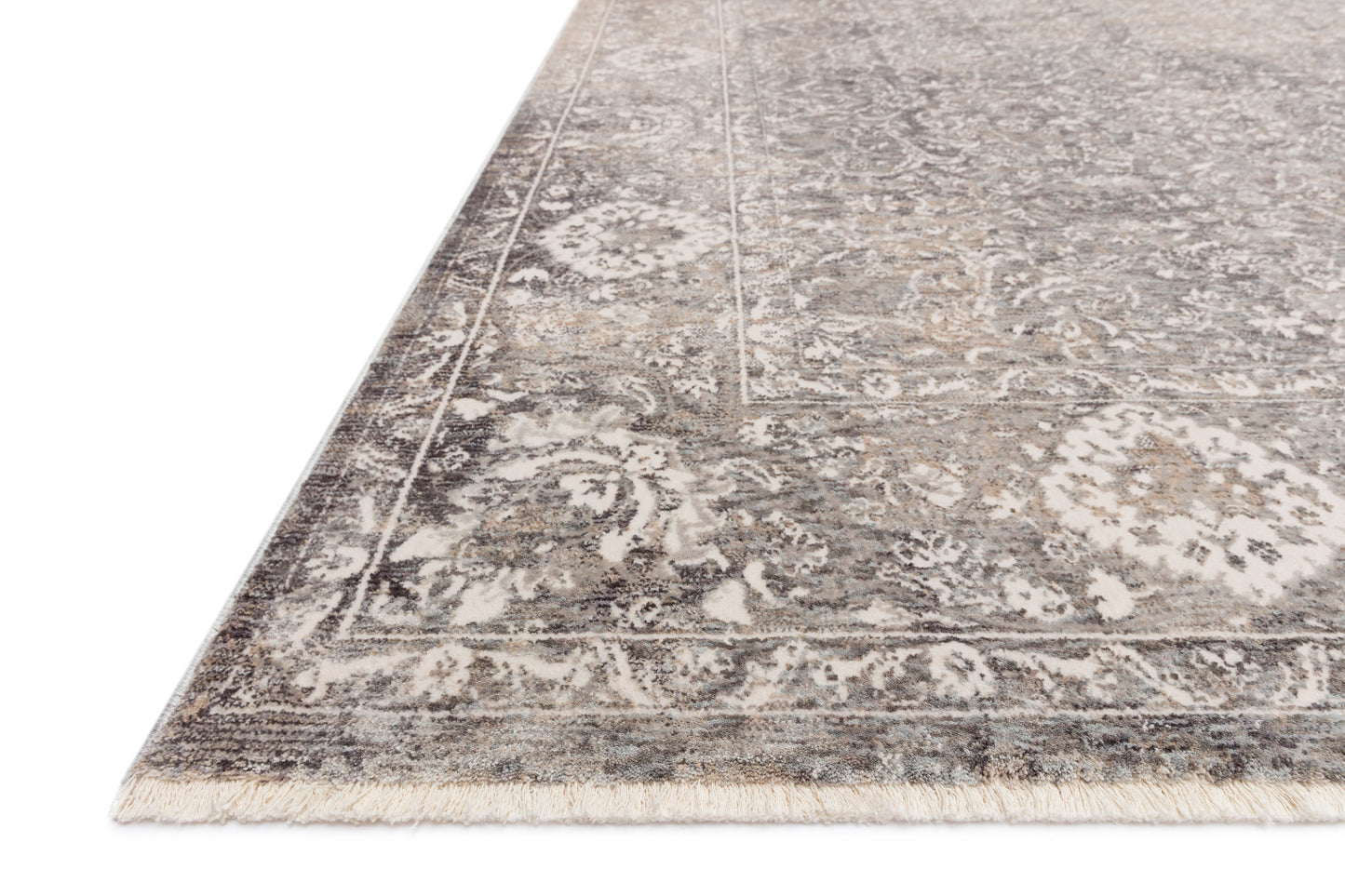 Loloi Homage Stone / Ivory 2'-6" x 10'-0" Runner Rug