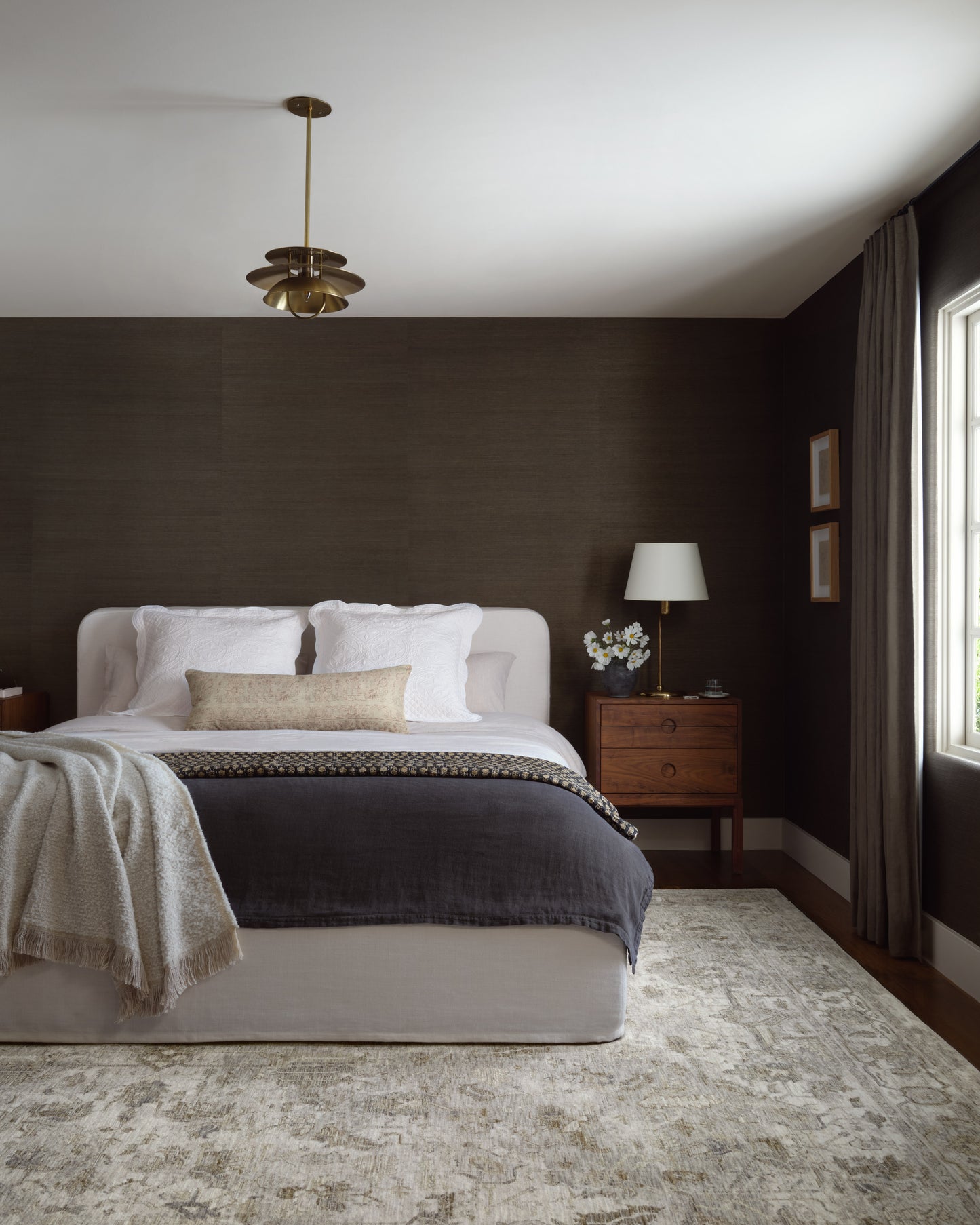 Amber Lewis x Loloi Honora Grey / Taupe 11'-6" x 15'-6" Area Rug