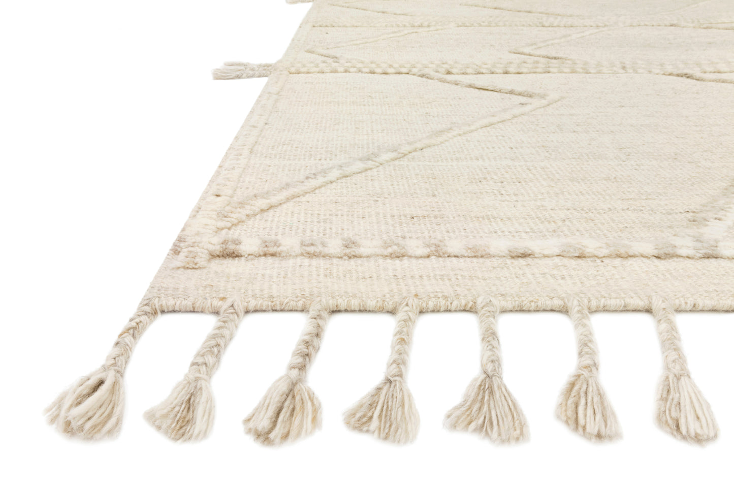 Loloi Iman Beige / Ivory 9'-6" x 13'-6" Area Rug