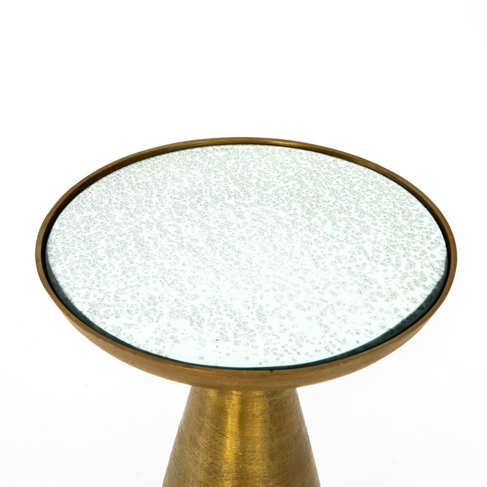 
                      
                        Marlow Mod Pedestal Table Brushed Brass - Ash Glass
                      
                    