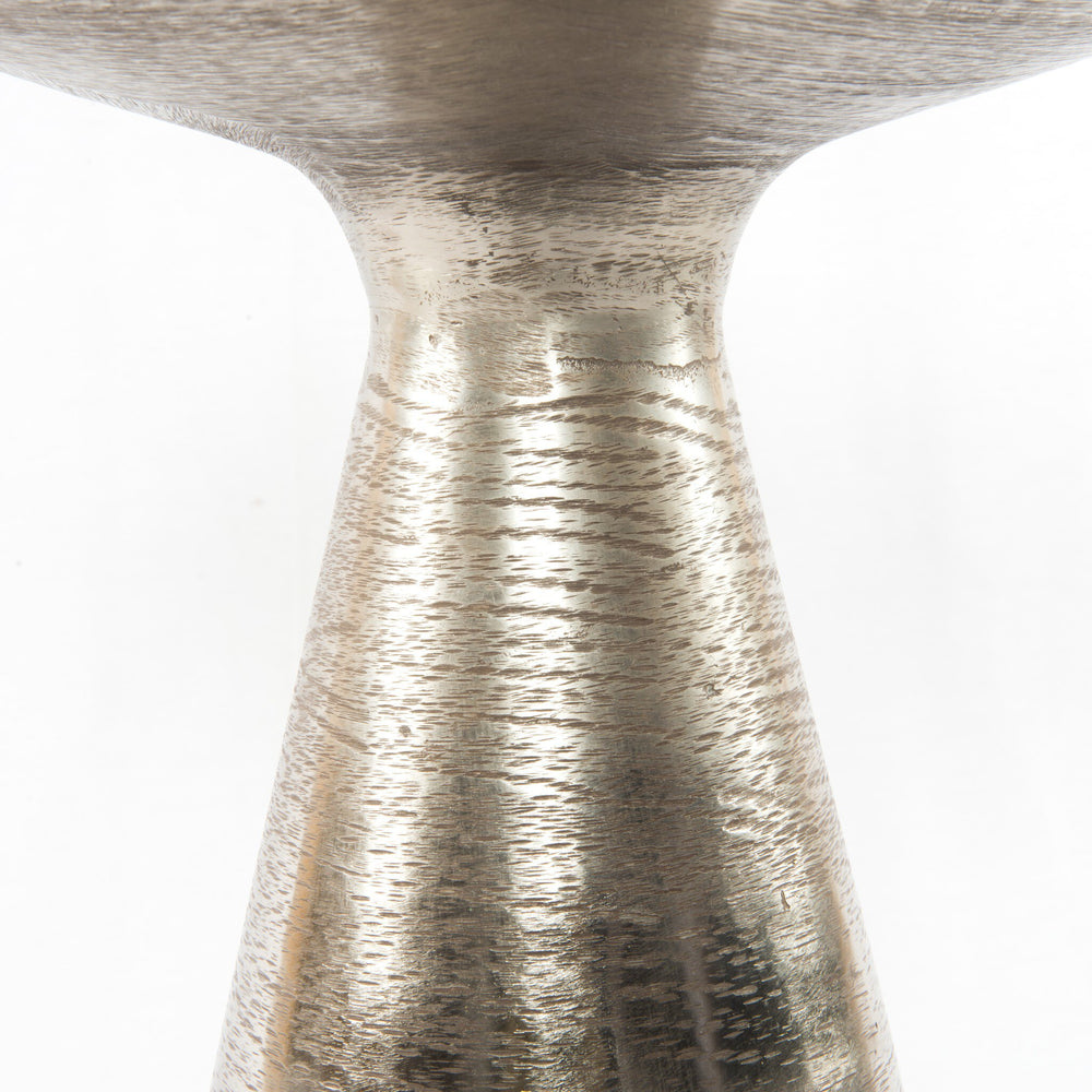 
                      
                        Marlow Mod Pedestal Table Brushed Nickel - Ash Glass
                      
                    