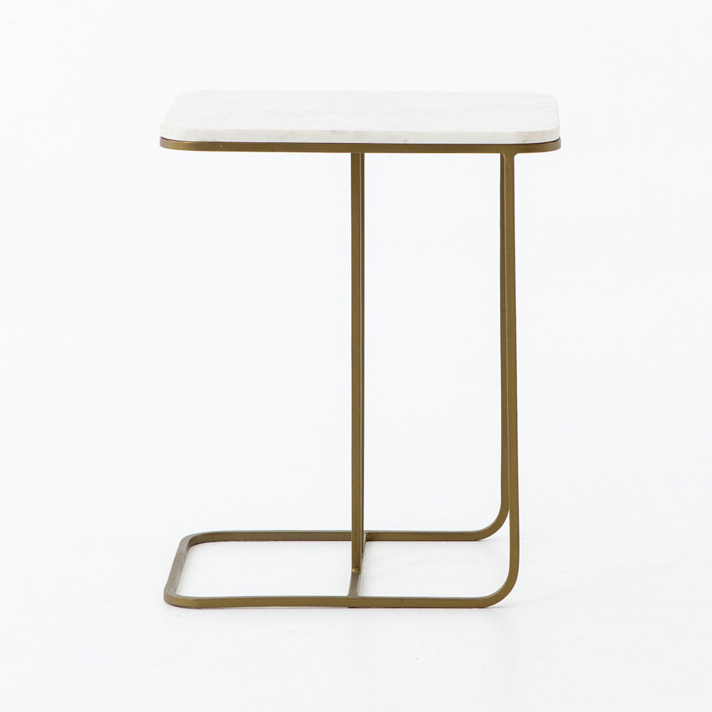 
                      
                        Adalley C Table - Polished White Marble
                      
                    