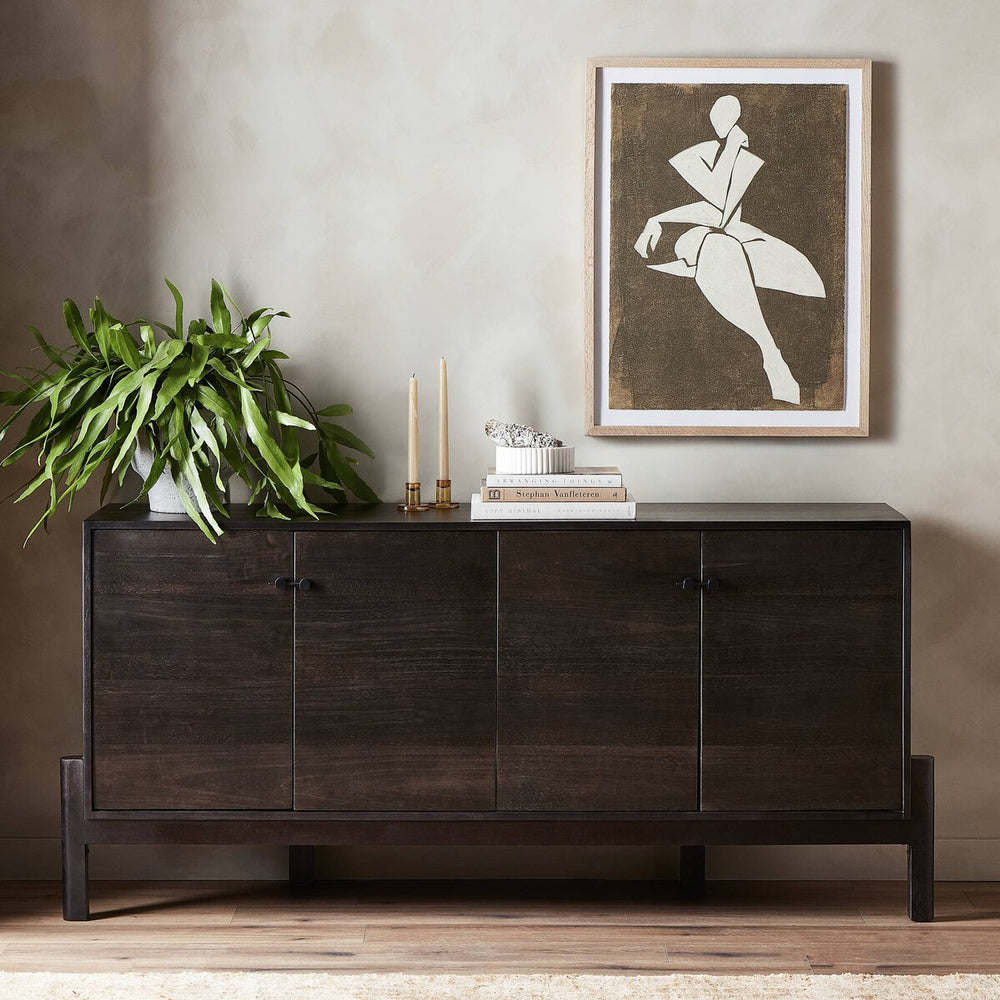 
                      
                        Reza Sideboard - Worn Black Parawood
                      
                    