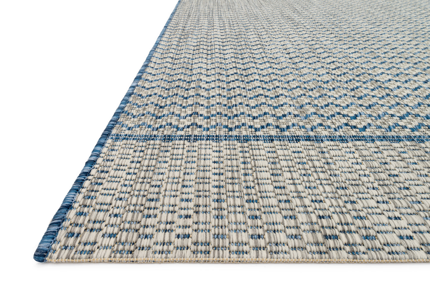 Loloi Isle Grey / Blue 7'-10" x 10'-9" Area Rug