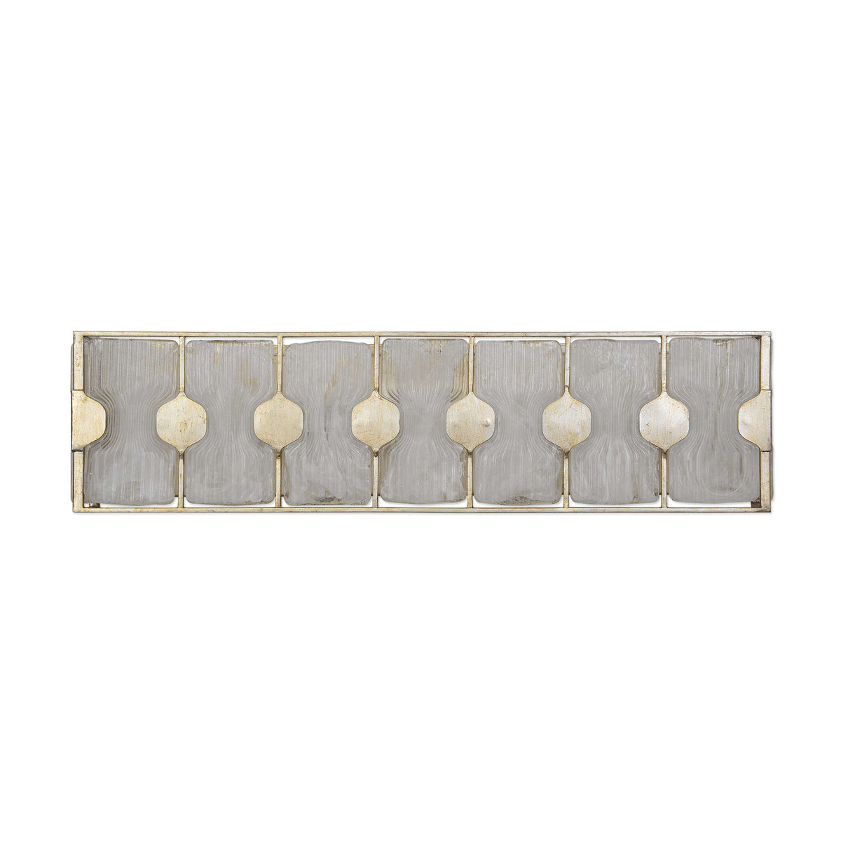 Rene 4 Light Swirl Glass Vanity