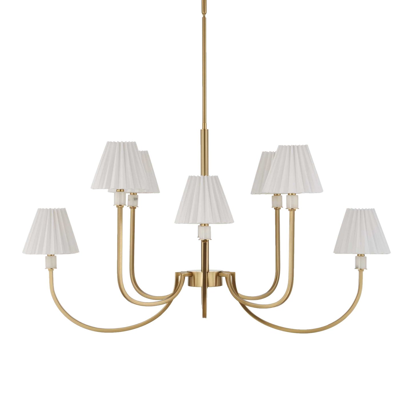 Uttermost Poppins 8 Light Brass Chandelier