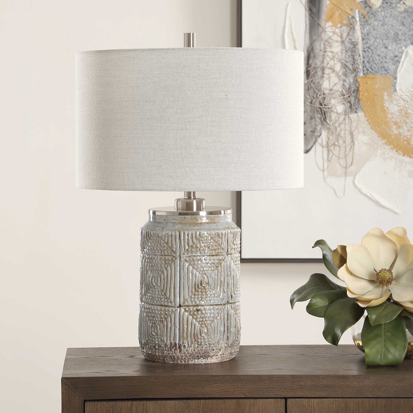 Uttermost Graydon Gray Table Lamp