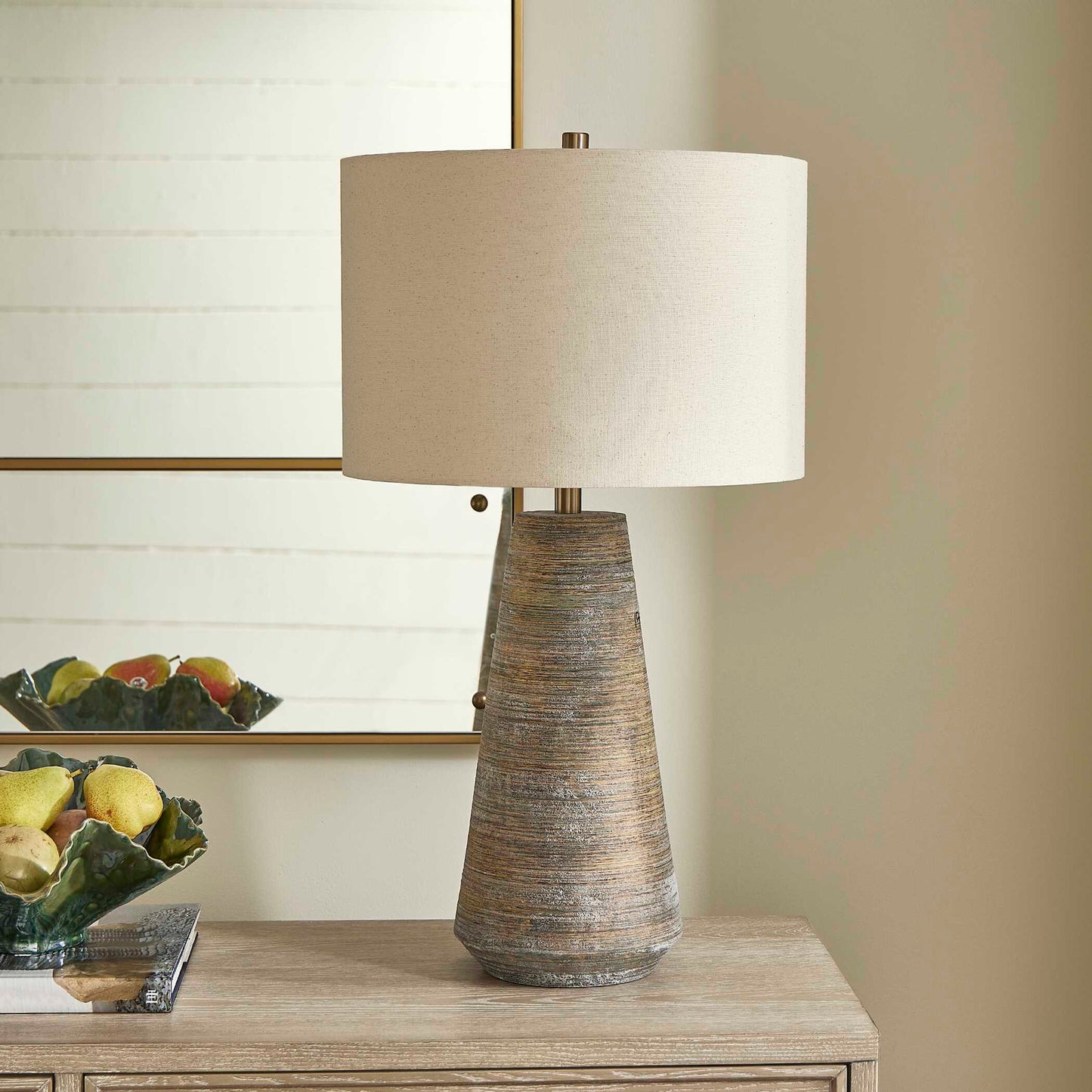 Uttermost Mosier Rustic Beige Table Lamp