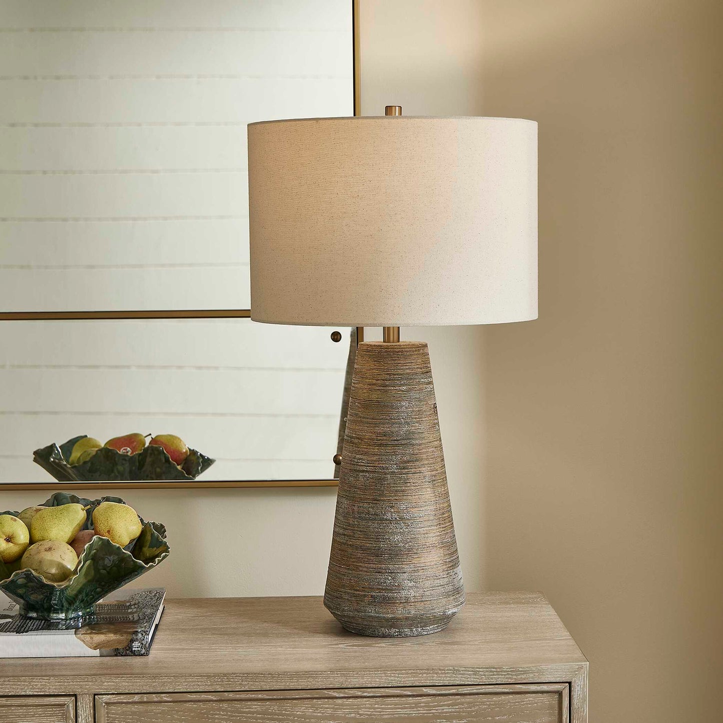 Uttermost Mosier Rustic Beige Table Lamp
