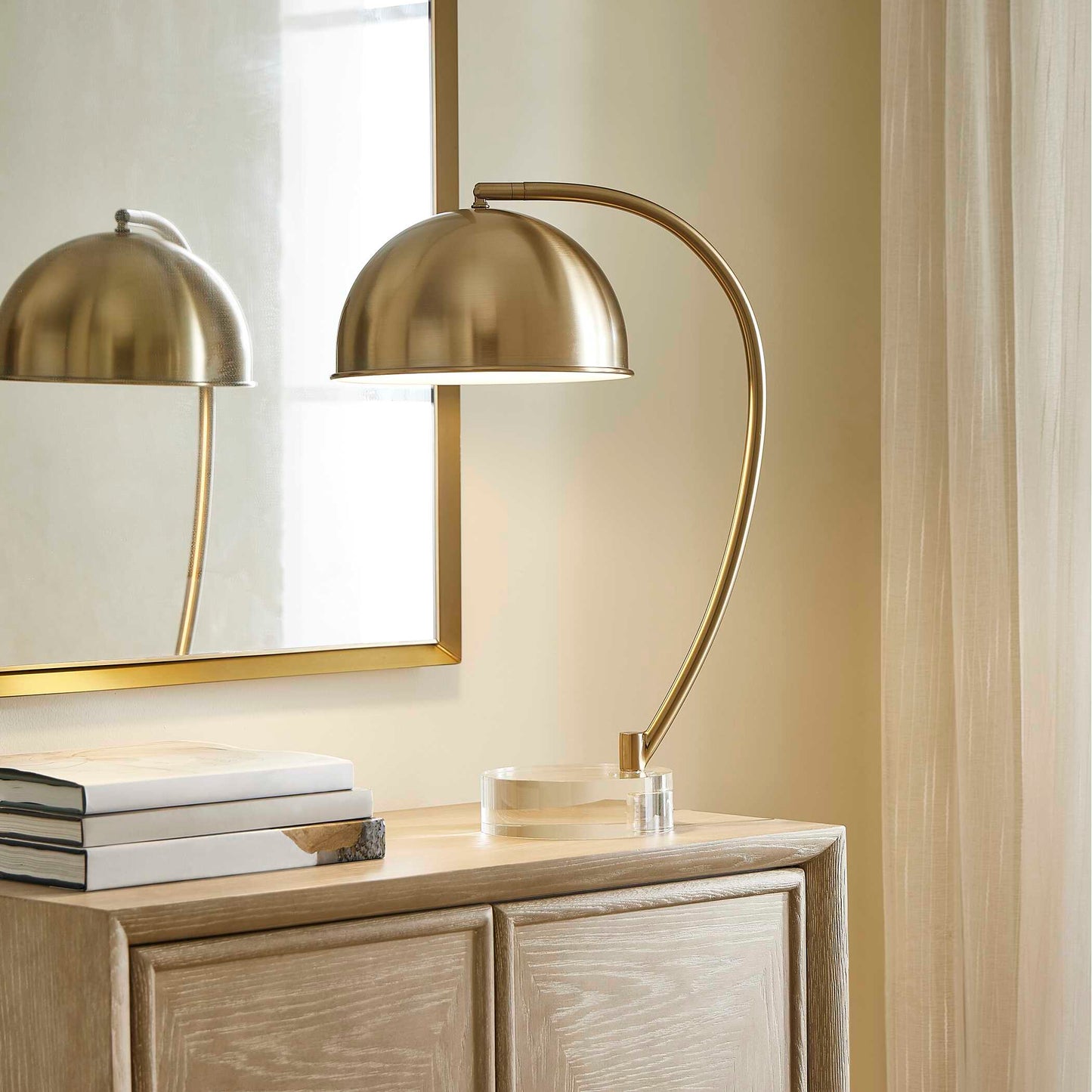 Uttermost Romani Brass Desk Lamp