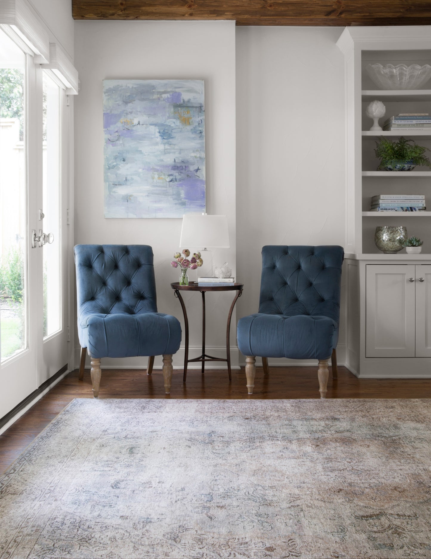 Loloi Loren Silver / Slate 8'-4" x 11'-6" Area Rug