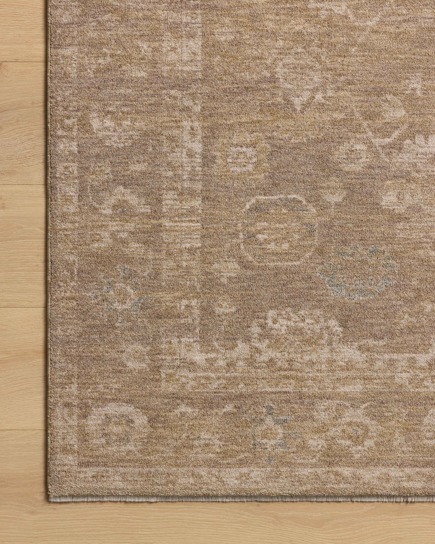 Chris Loves Julia x Loloi Louisa Taupe / Gold 11'-6