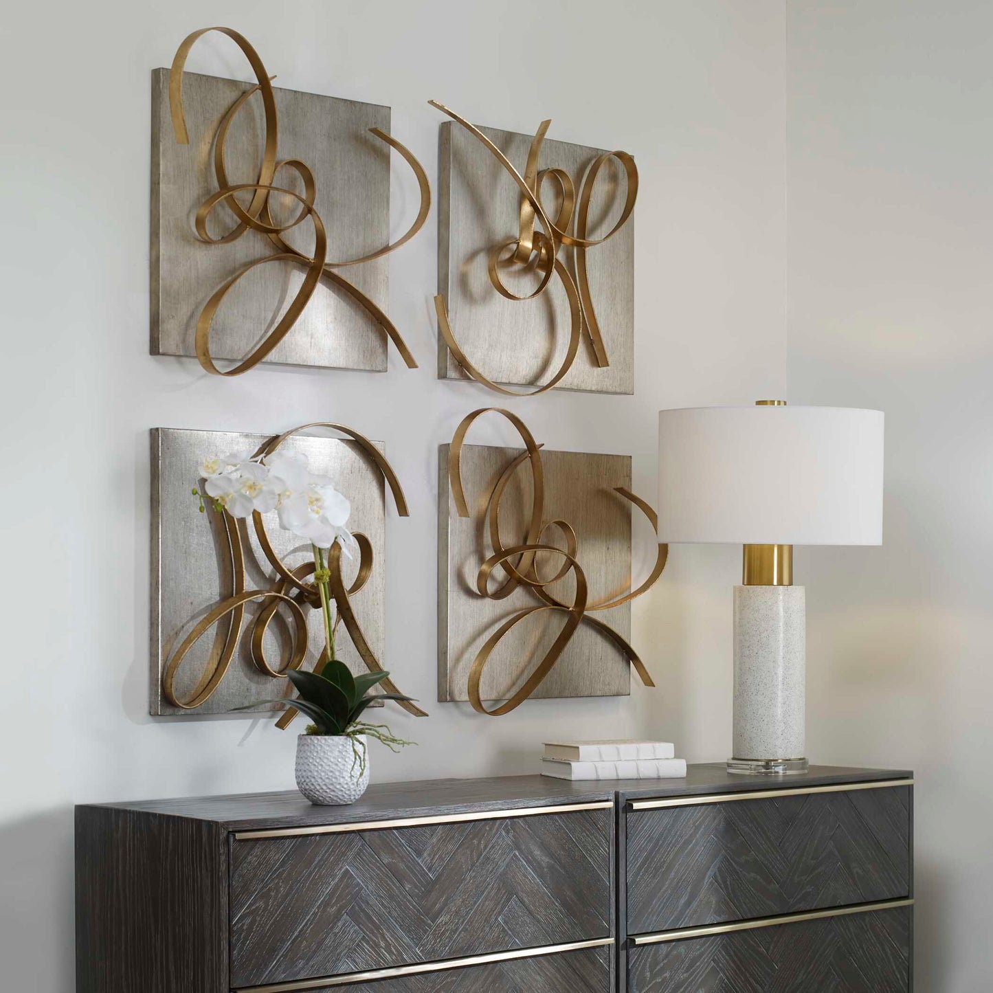 Uttermost Harmony Metal Wall Art Set/2