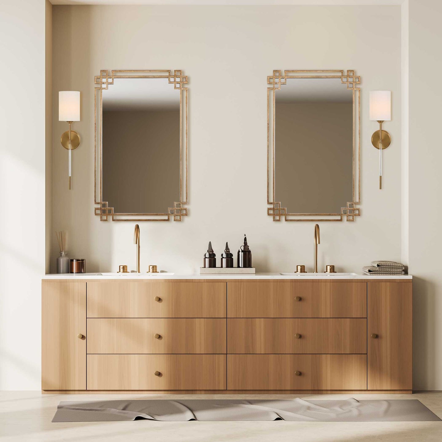 Uttermost Devoll Antique Gold Mirror