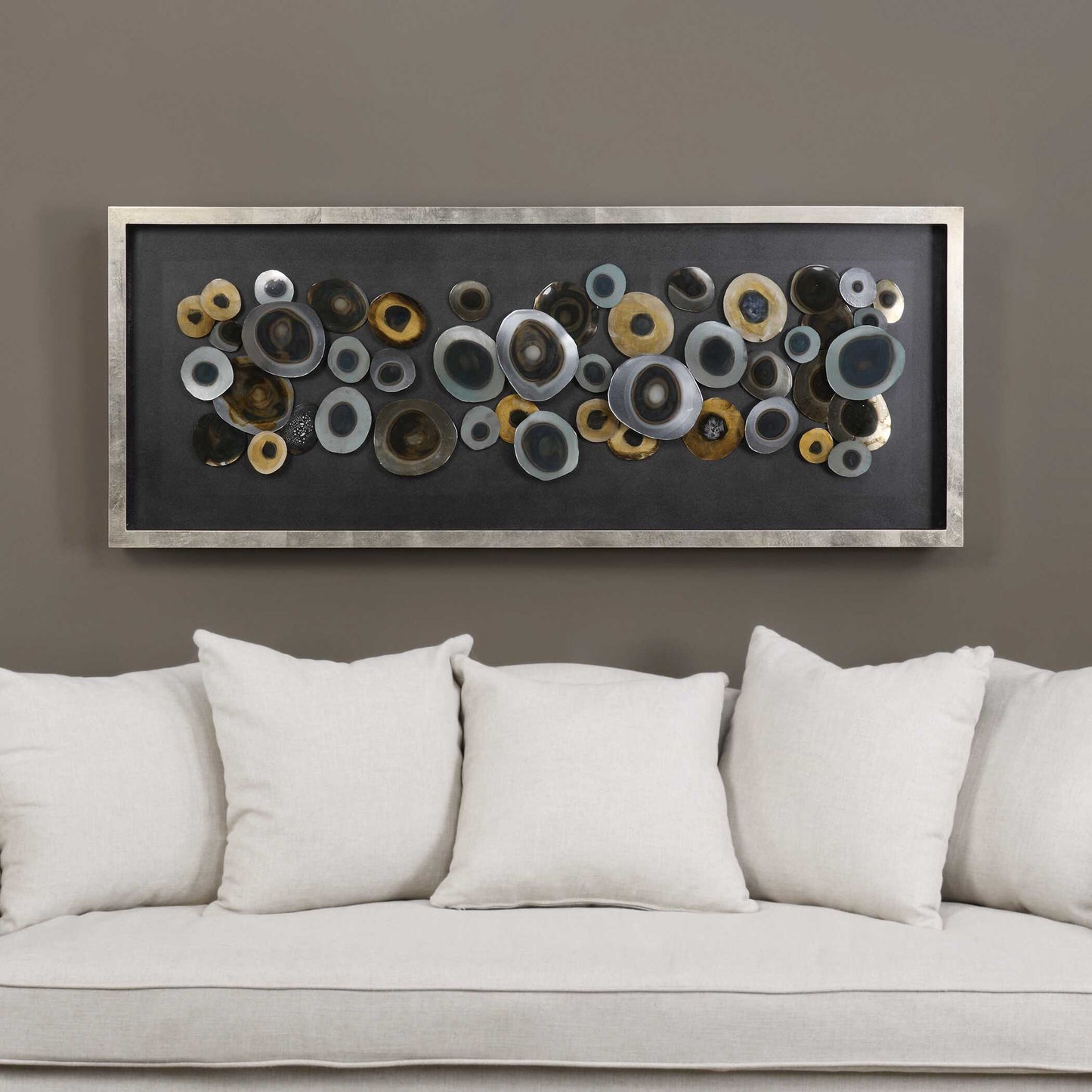 Uttermost Discs Silver Shadow Box