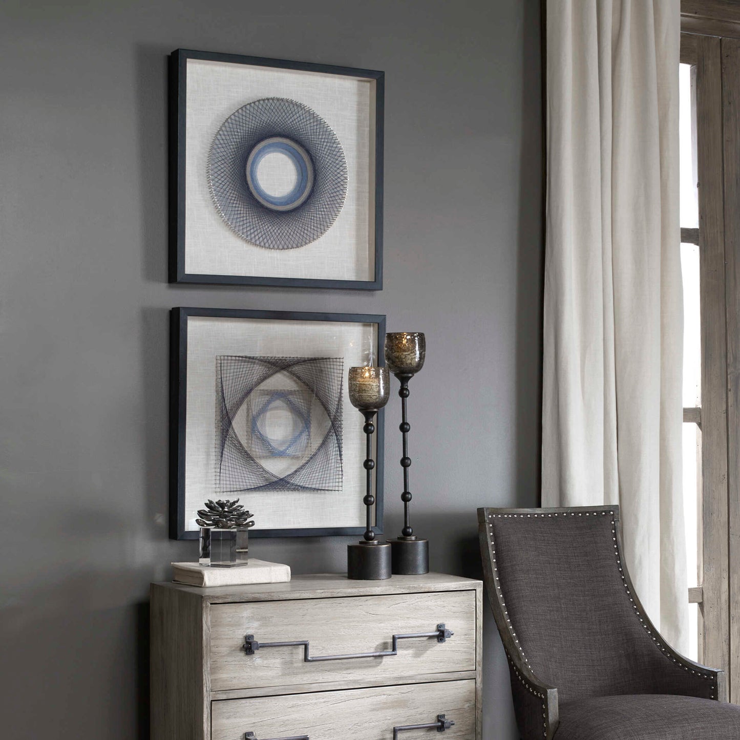 Uttermost String Duet Geometric Art Set/2