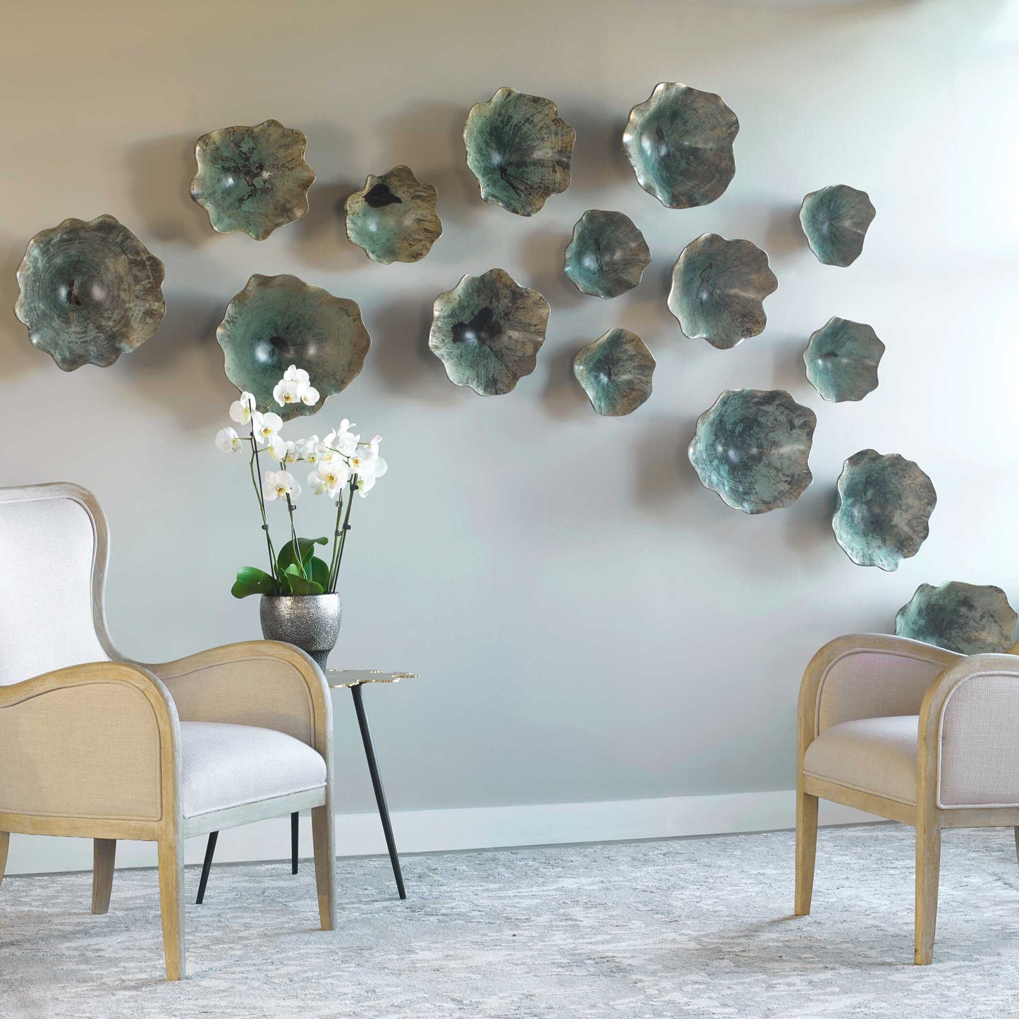 Uttermost Teo Wood Wall Art Set/3