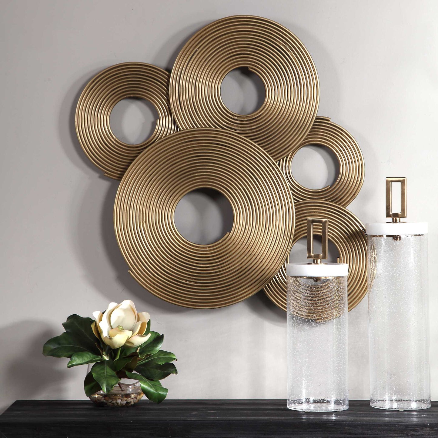 Uttermost Ahmet Gold Rings Wall Decor