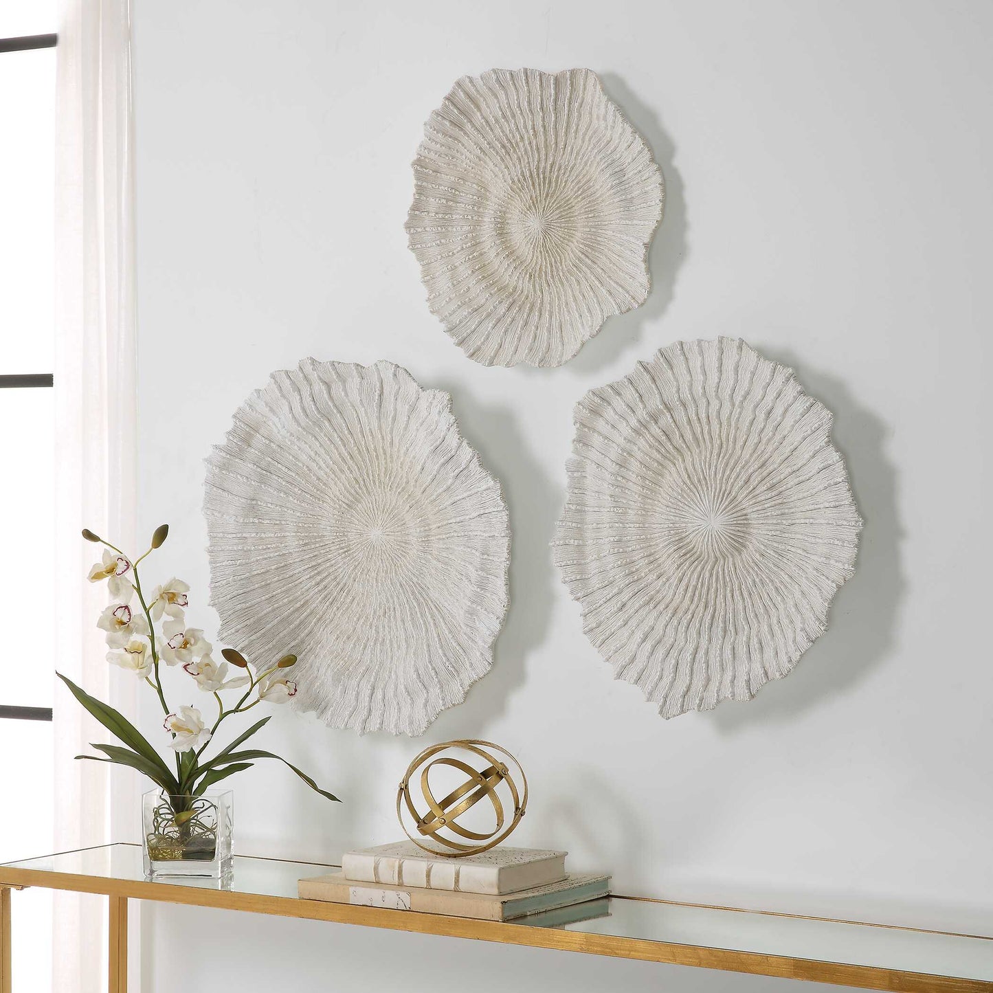 Uttermost Ocean Gems Coral Wall Decor Set/3